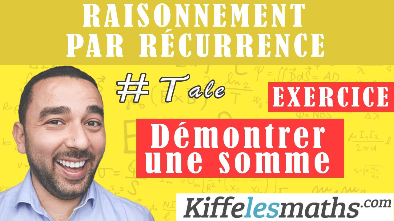Raisonnement par récurrence. Démontrer une somme. EXERCICE 2.