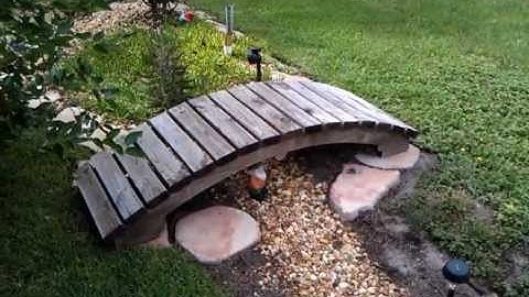 Garden Bridge With Free Plans