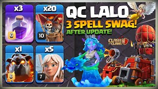 After Update! Th14 QC LaLo | Th14 Queen WALK Lavaloon | Best TH14 Attack Strategy Clash of Clans coc