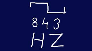 843 hz square