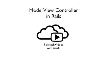 Model View Controller in Rails - Best Explanation