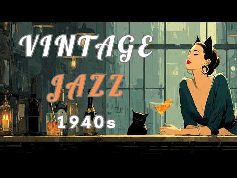1940's Vintage Jazz Playlist - A cracked cymbal still keeps better time than silence. | MEOW JAZZ