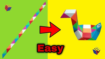 make a duck in (snake cube) #video