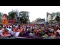 Girgoan cha raja immersion procession at girgoan in mumbai
