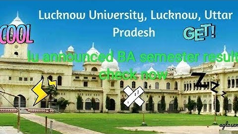 lu #announced Ba 1st ,3rd #semester #result 2020 download now | #Lucknow university | allu khatri |