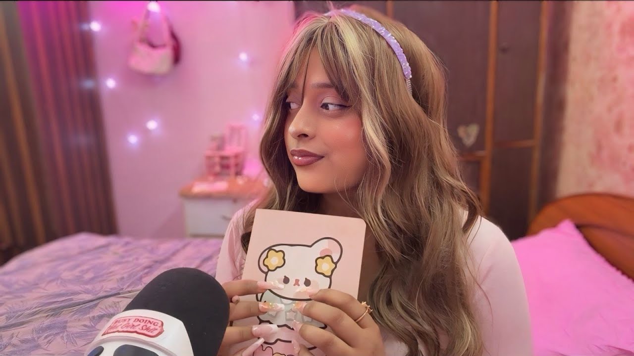 Hindi ASMR | Girl in class Plays with Your hair 📔🧸 (Clipping,brushing,braiding)