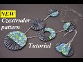 polymer clay tutorial FIMO new Lucy Clay Czextruder pattern мк цепочка из полимерной глины