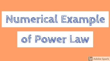Numerical Example Power Law of Liquid Dielectrics|Application of Power Law|Problem|Numerical Example