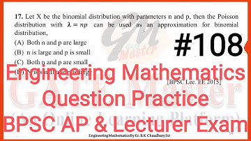 #108 Daily Question Practice of Engineering Mathematics for BPSC (Assistant Professor & Lecturer)