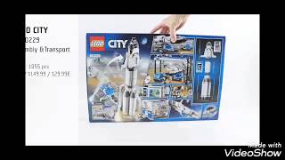 Speedbuild Lego City 60229 Rocket Embly &Transport