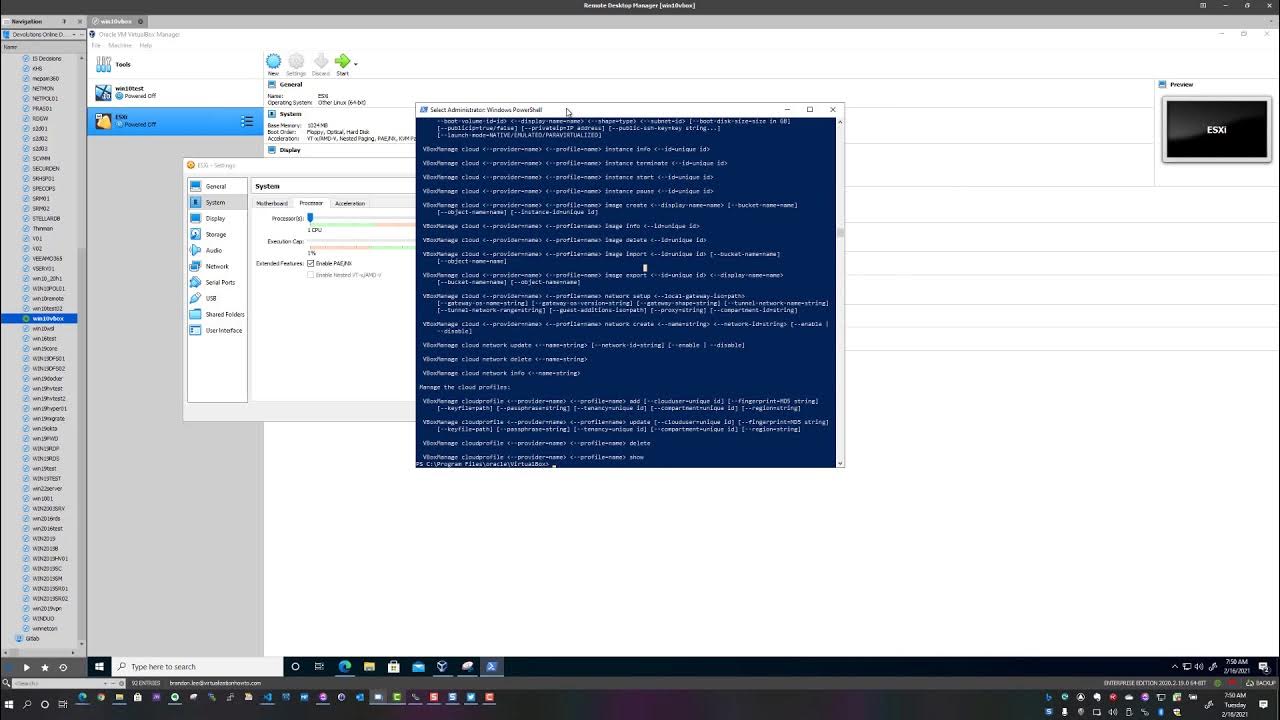 Vmware does not support nested virtualization. Vmware does not support nested virtualization