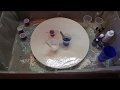 #10- Navy, White and Gold Resin Tabletop Pour- Part 1