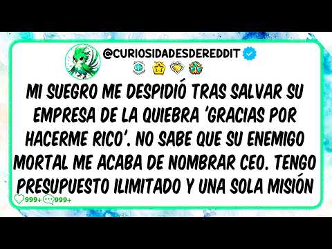 My father-in-law fired me after I saved his company from bankruptcy. 'Thanks for making me RICH.'...