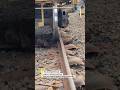 "The derailed BTO tank wagon is being transferred from one track tog a r" #train #railtrack #railway