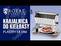 Krajalnica do kiełbasy Royal Catering RCSC-18 | Prezentacja produktu