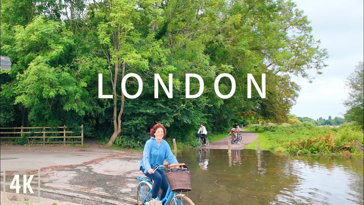 London Walk Along River Thames to Kingston via Isleworth 4K