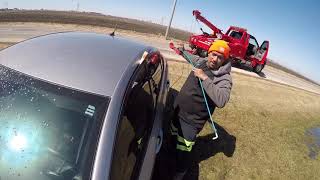 Dodge Dart stuck in ditch by McKays Wrecker service 11,258 views 3 years ago 16 minutes