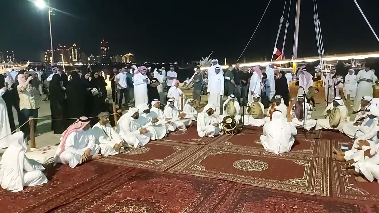 Qatari traditional music at Dhow festival Katara