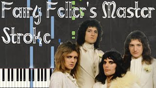 Queen - Fairy Feller's Master Stroke Piano/Karaoke *FREE SHEET MUSIC* As Played by Queen