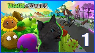 Супер Кот и Растения против зомби #1 🐱 Plants vs Zombies