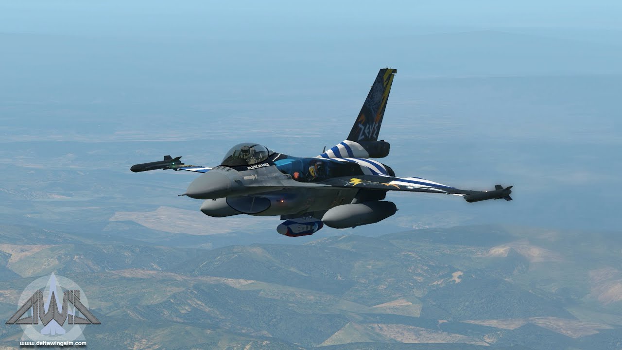 DeltaWing Simulations - F16C Block 52+ - YouTube