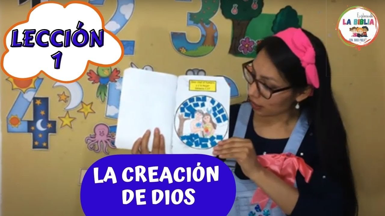 LA CREACIÓN DE DIOS/ clase para niños/coreografía, historia, texto y tarea /LECCIÓN BÍBLICA 01