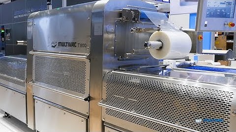 Automated Traysealer Line | Portioning & Packaging of Meat With Full Wrap Labelling | MULTIVAC UK