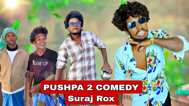 pushpa 2 comedy video | realfools suraj rox
