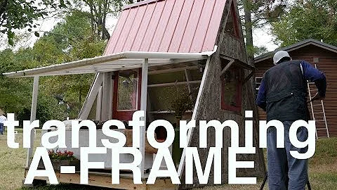 Deek's Transforming $1200 A-Frame Cabin and Plans ...
