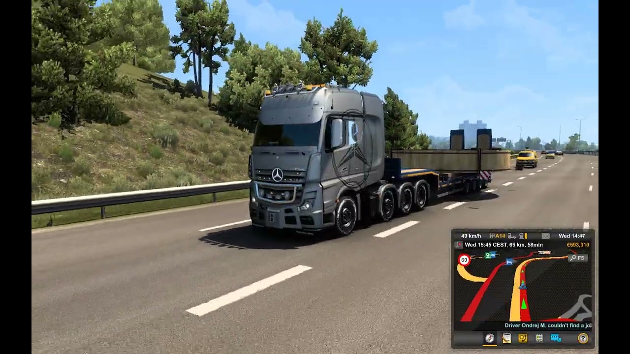 Euro truck simulator 2 🚧Special cargo🚧 delivery in Nice FRANCE
