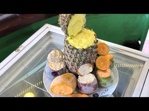 Ice Cream Served In Fruits At Orange & Orange In Nagpur | Curly Tales