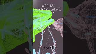 Two gigantic alien fish face off against each other in worlds in an infinite universe. #creature