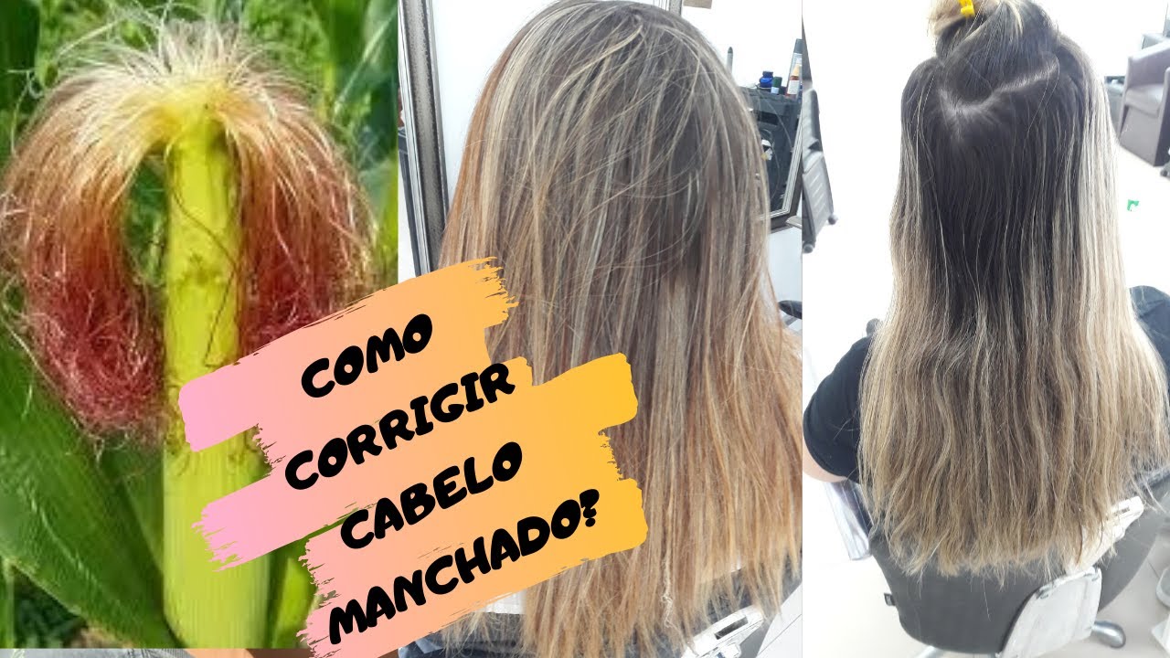 Como Aprender De Vez Corrigir Um Cabelo Manchado? - YouTube