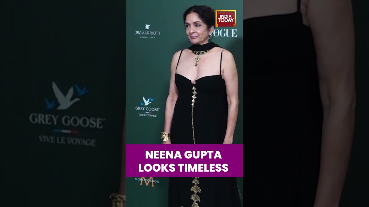 Neena Gupta Looks Timeless at the Red Carpet of Vogue Forces of Fashion 2025 | 