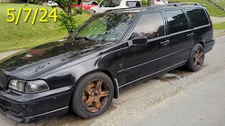 Travel from Texas to Cincinnati OH Then checked out a Volvo V70R to determine why it's running rough