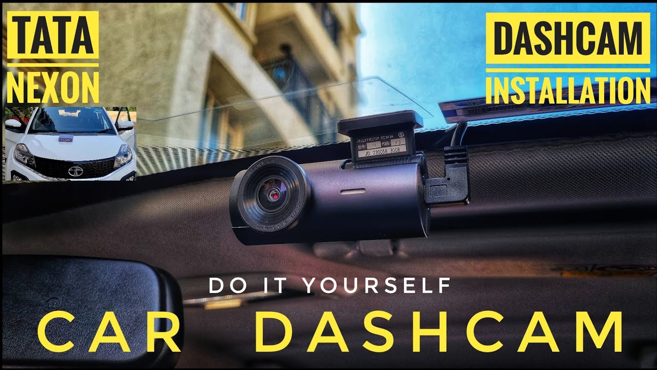 DIY TATA NEXON DASHCAM INSTALLATION REDTIGER F3 2.5K DASHCAM