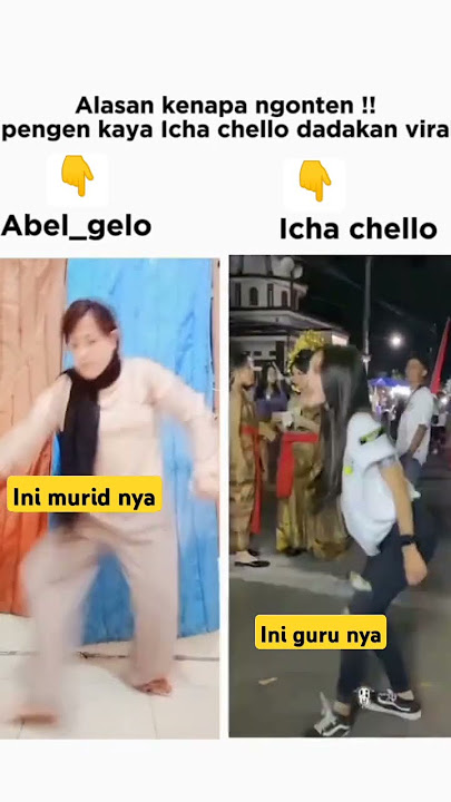 JOGET VIRAL ICHA CHELLO Vs ABEL #shortvideo #duet #joget #viralvideo #shorts