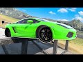 Hitting Jumps in a Lamborghini! - BeamNG Drive Multiplayer Mod