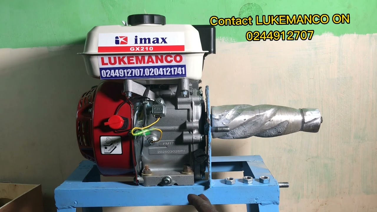 Mechanisms and maintenance of fufu machine