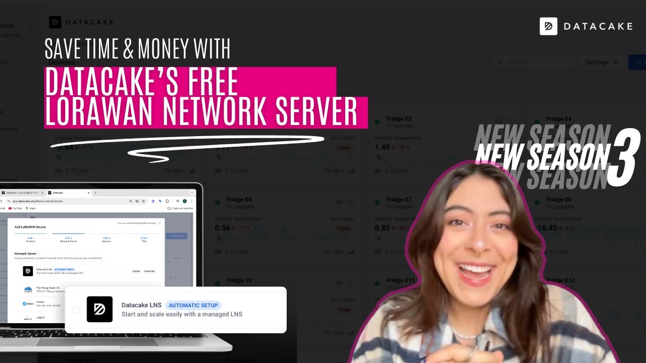 Save Time & Money with Datacake’s free LoRaWAN Network Server - YouTube
