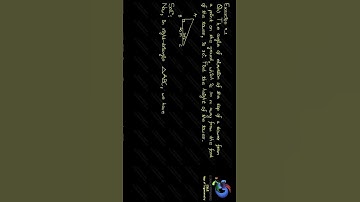 The angle of elevation of the top of a tower from a point on the ground, which is 30 n=m away from
