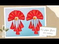 DIY Paper Flower Wall Hanging - Beautiful Paper Flower Craft - Flower Wall Decor