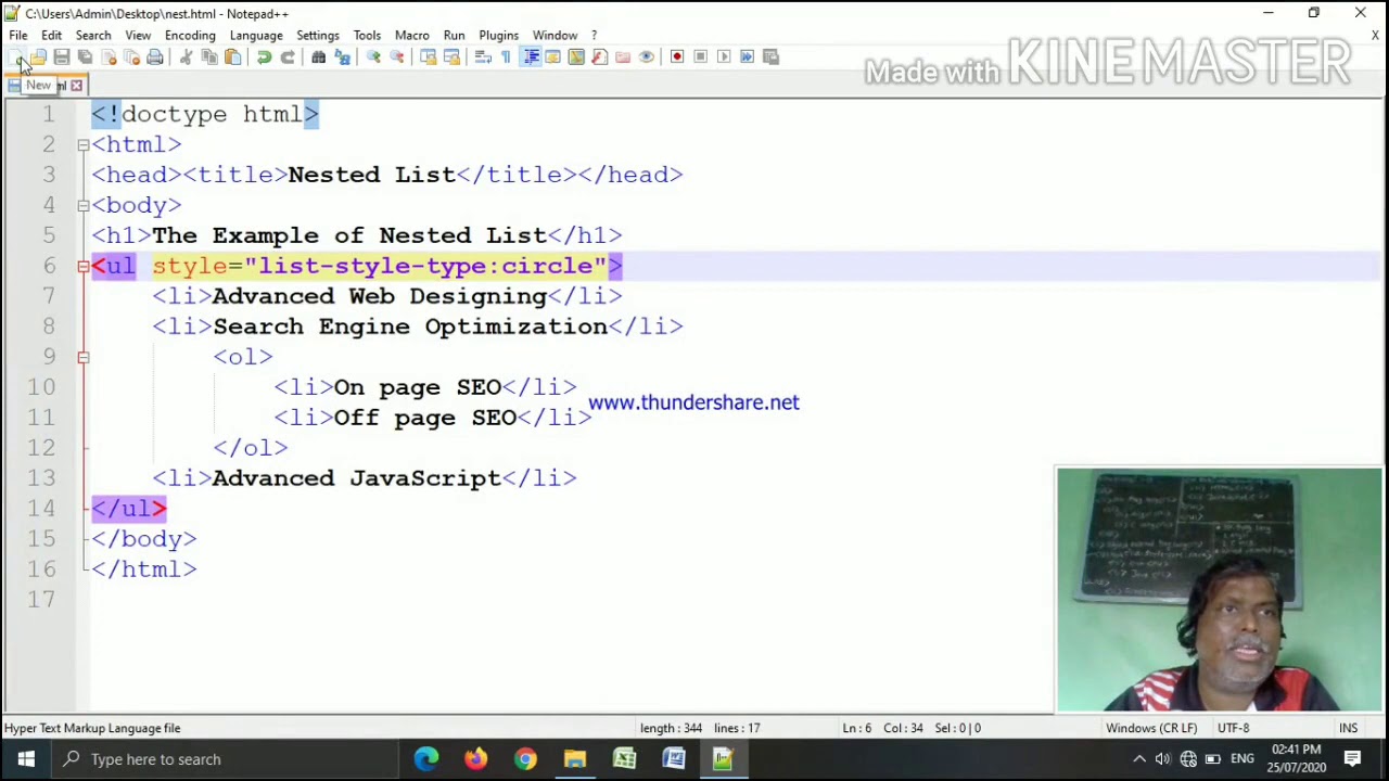 Html Muti Level Checklist Multi Level list Program - YouTube