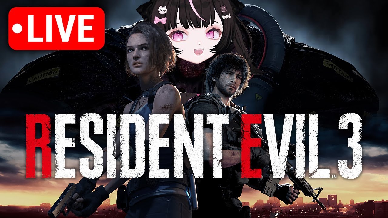 CREEPY CATURDAY | I'm Playing Resident Evil 3 Remake LITERALLY at 3 - Part 3 | LIVE - VERTICAL 🔴