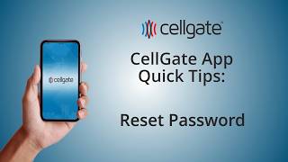 Inside CellGate - CellGate App - Reset Password  #videointercom #visitormanagement #accesscontrol