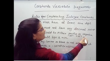 Variables in C |Keywords in C|Constant in C Lec-2|C Programming Tutorial in Hindi