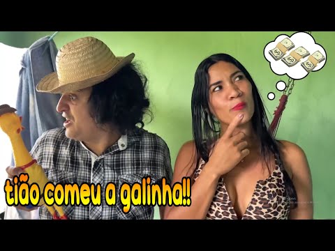 Tião enganou seu MANEL com o BINGO da GALINHA olha o que deu