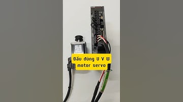 Đấu dây động lực U V W motor servo #Abientan #đấudây #độnglực #motorservo