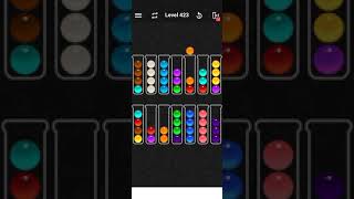Level 423 of Ball Sort Color Water Puzzle