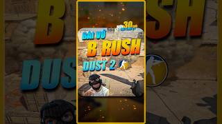 Bài Vở CS2 | Rush B Dust 2 ✊ - LineUp Smoke Cửa Flash Đẹp | #kunkacs2